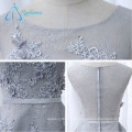 Elegant Formal Sequined Beading Pearls Sashes Lace Prom Dress